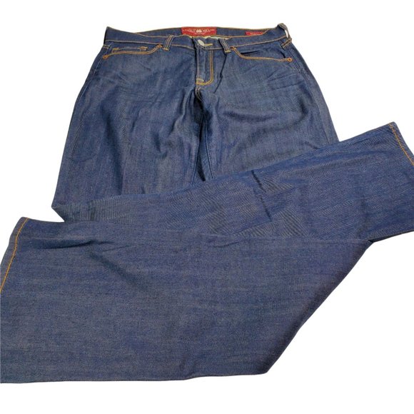 Lucky Brand 'Sofia' Boot Jeans Women's 4/27 Regular Blue Mid Rise Dark Wash - Picture 2 of 10